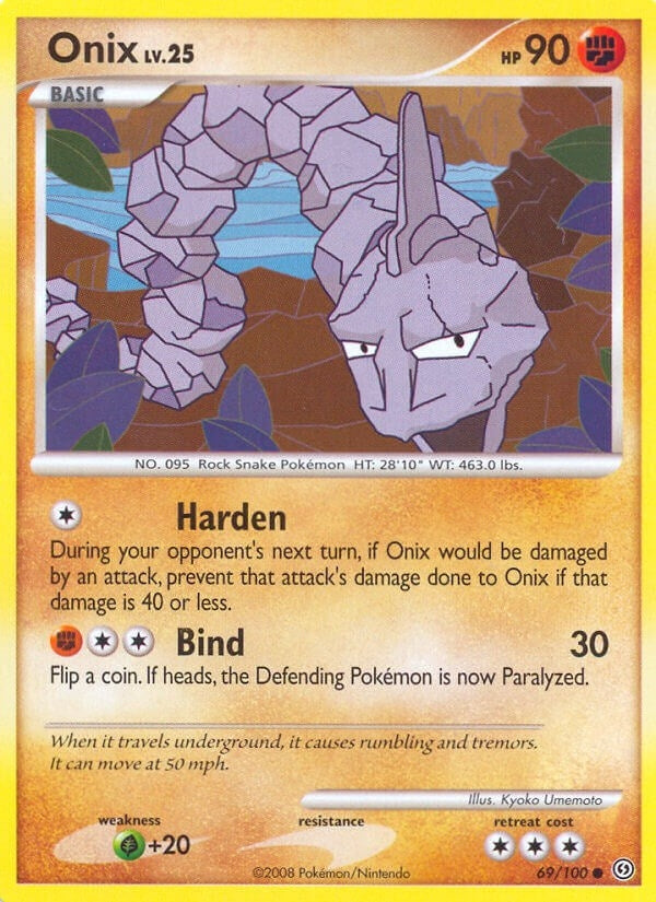 Image for Onix (69/100) (Stormfront) (SF) - Pokemon