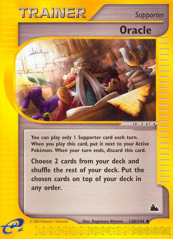 Image for Oracle (138/144) (Skyridge) (SK) - Pokemon