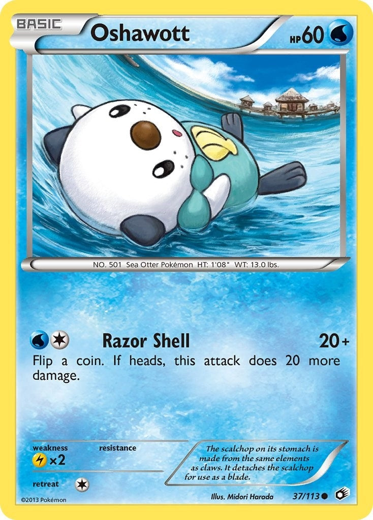 Image for Oshawott (37/113) (Legendary Treasures) (LTR) - Pokemon