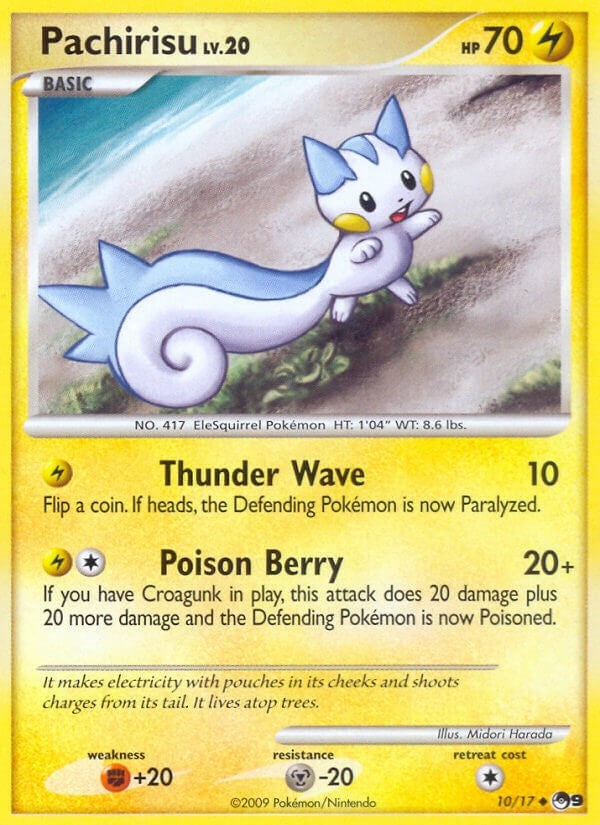 Image for Pachirisu (010/017) (POP Series 9) (POP) - Pokemon