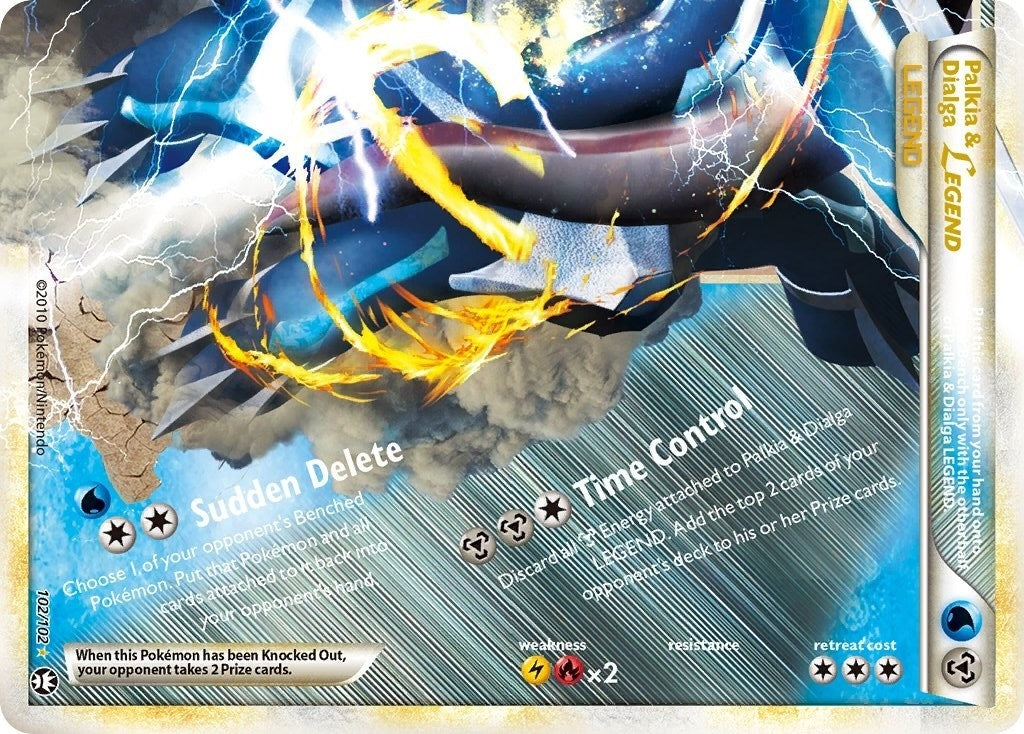 Image for Palkia & Dialga Legend (Bottom) (102/102) (Triumphant) (TM) - Pokemon