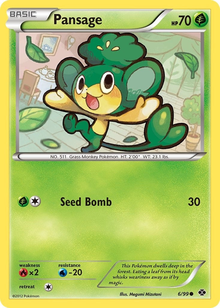 Image for Pansage (6/99) (Next Destinies) (NXD) - Pokemon