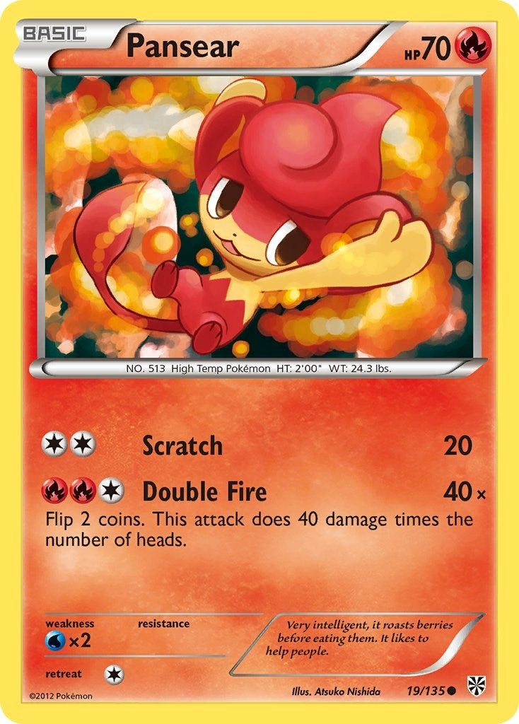 Image for Pansear (19/135) (Plasma Storm) (PLS) - Pokemon
