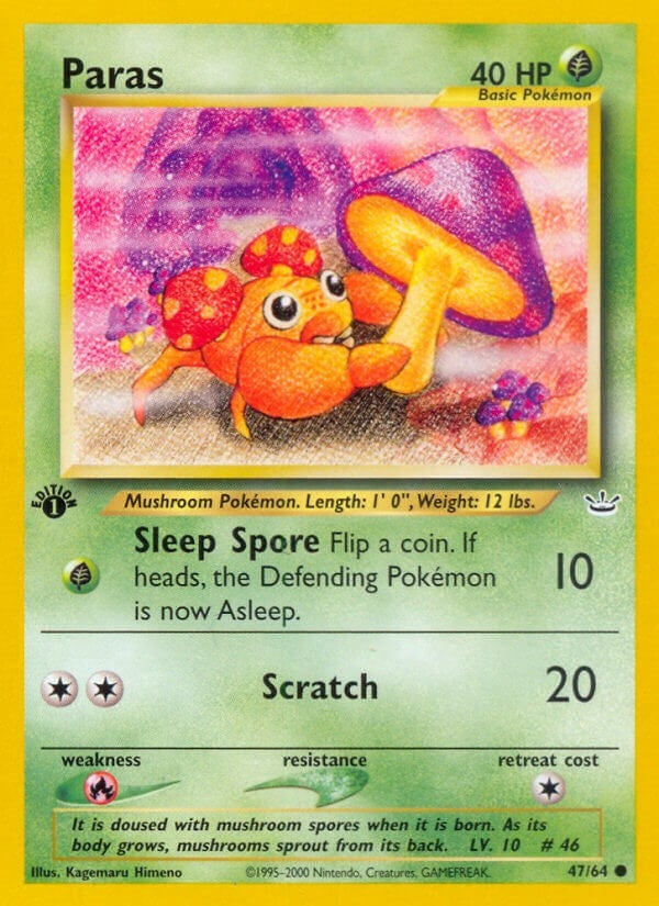 Image for Paras (47/64) (Neo Revelation) (N3) - Pokemon