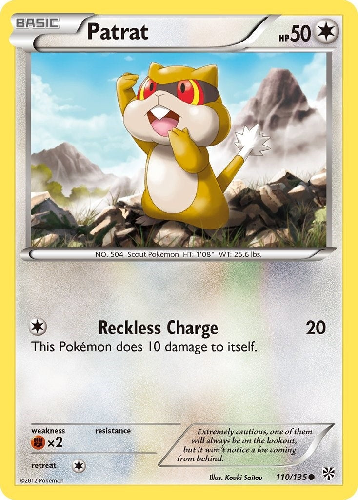 Image for Patrat (110) (110/135) (Plasma Storm) (PLS) - Pokemon