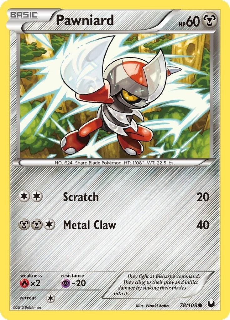 Image for Pawniard (78/108) (Dark Explorers) (DEX) - Pokemon