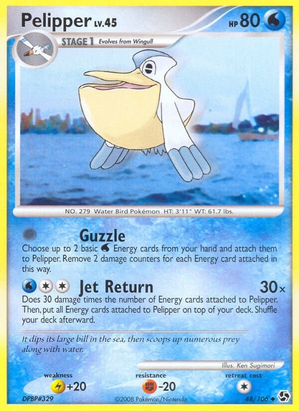 Image for Pelipper (48/106) (Great Encounters) (GE) - Pokemon