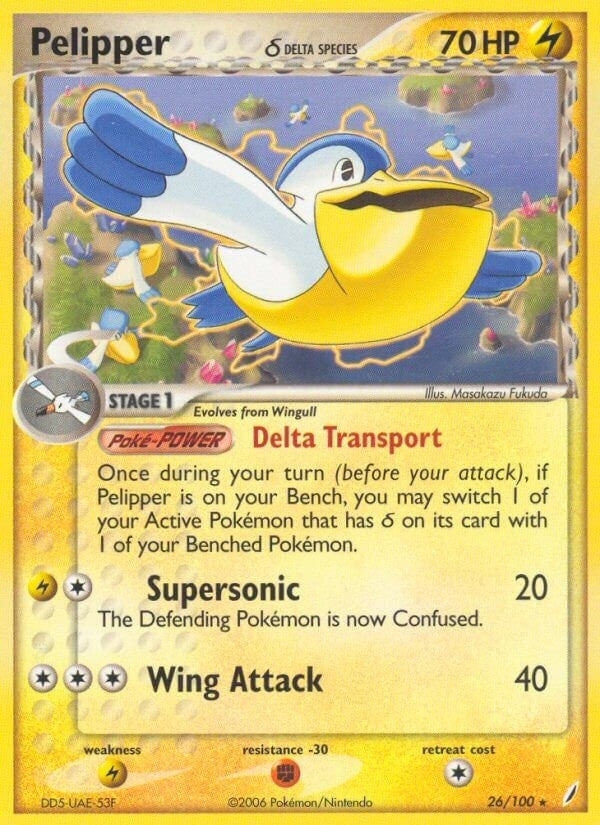 Image for Pelipper (Delta Species) (26/100) (EX Crystal Guardians) (CG) - Pokemon