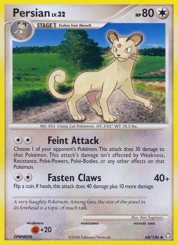 Image for Persian (68/146) (Legends Awakened) (LA) - Pokemon