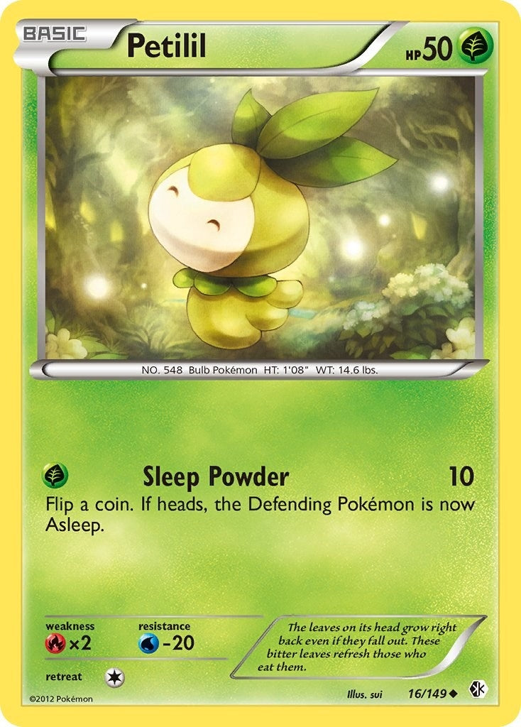 Image for Petilil (16/149) (Boundaries Crossed) (BCR) - Pokemon