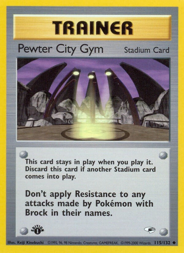 Image for Pewter City Gym (115/132) (Gym Heroes) (G1) - Pokemon