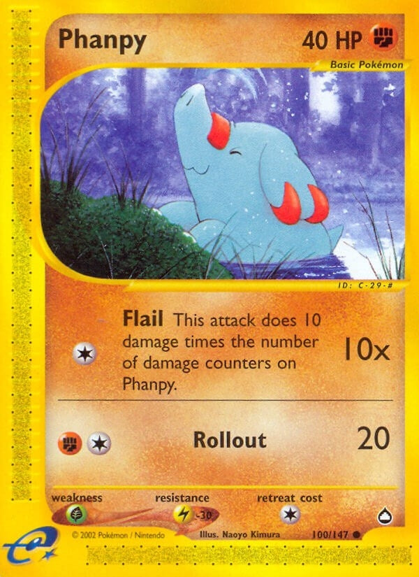 Image for Phanpy (100/147) (Aquapolis) (AQ) - Pokemon