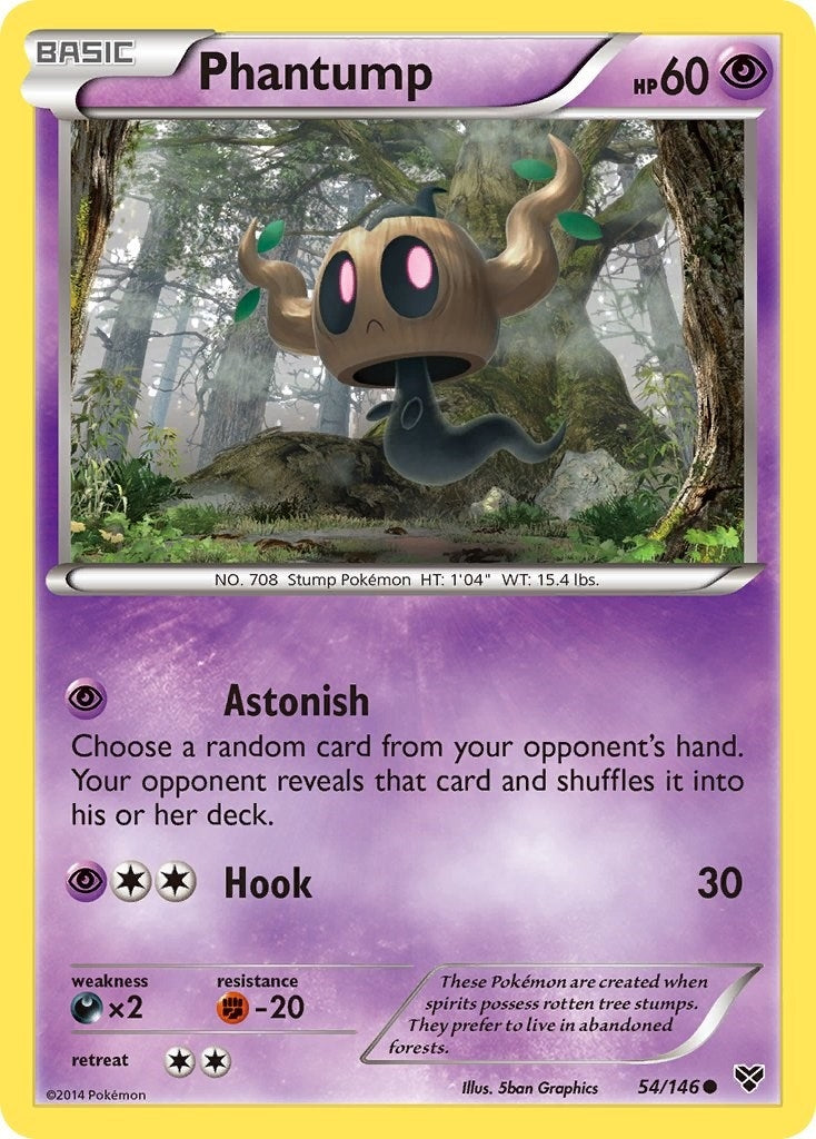 Image for Phantump (54/146) (XY Base Set) (XY) - Pokemon