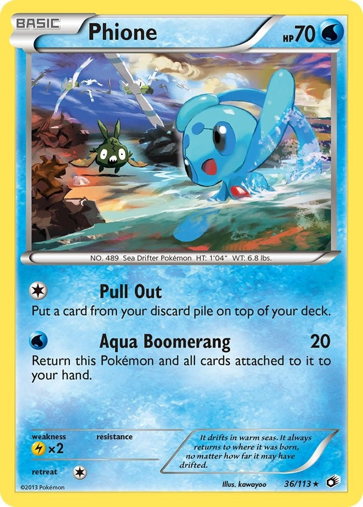 Image for Phione (36/113) (Legendary Treasures) (LTR) - Pokemon