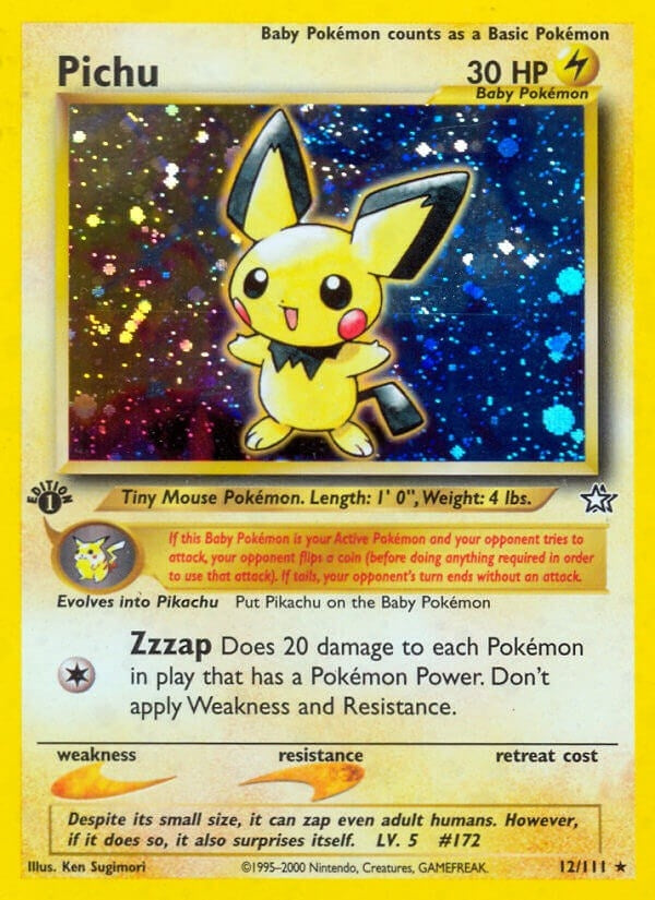 Image for Pichu (012/111) (Neo Genesis) (N1) - Pokemon