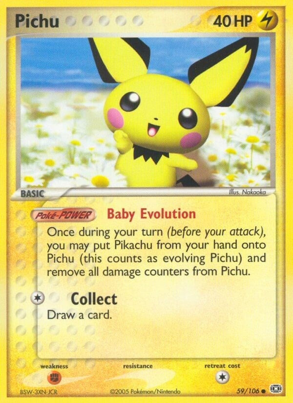 Image for Pichu (59/106) (EX Emerald) (EM) - Pokemon
