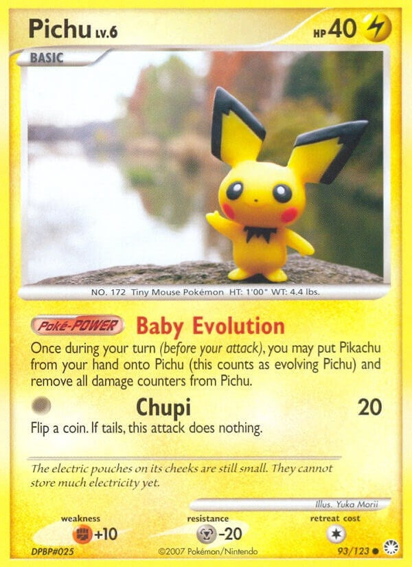 Image for Pichu (93/123) (Mysterious Treasures) (MT) - Pokemon