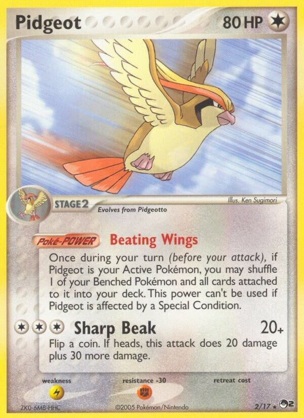 Image for Pidgeot (002/017) (POP Series 2) (POP) - Pokemon