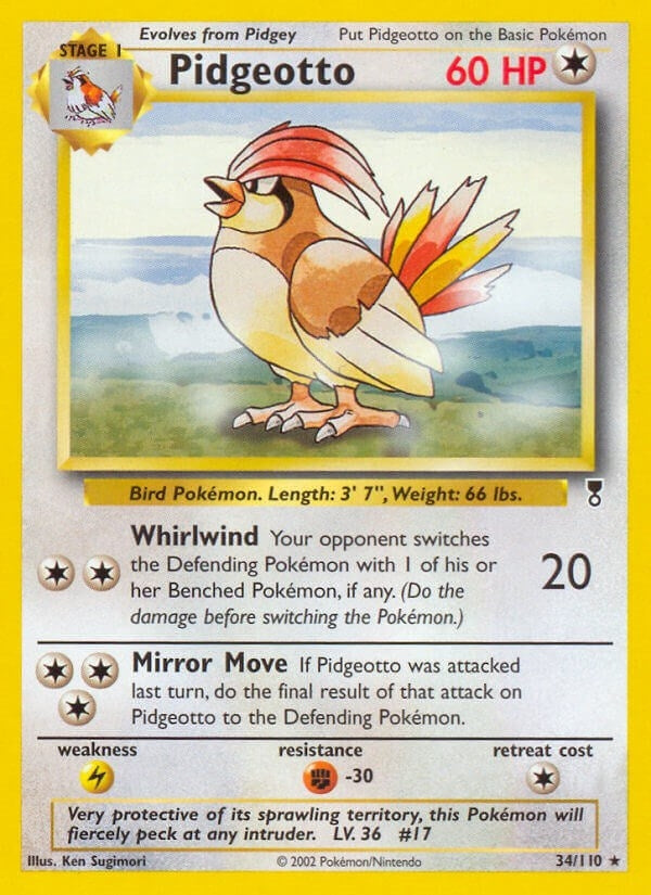 Image for Pidgeotto (034/110) (Legendary Collection) (LC) - Pokemon