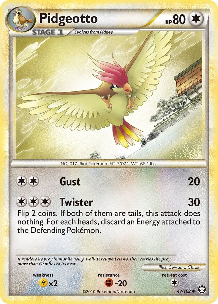 Image for Pidgeotto (47/102) (Triumphant) (TM) - Pokemon