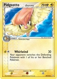 Image for Pidgeotto (Delta Species) (49/110) (EX Holon Phantoms) (HP) - Pokemon