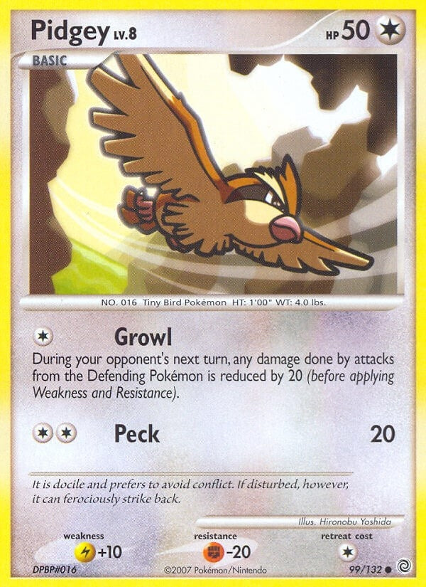 Image for Pidgey (99/132) (Secret Wonders) (SW) - Pokemon