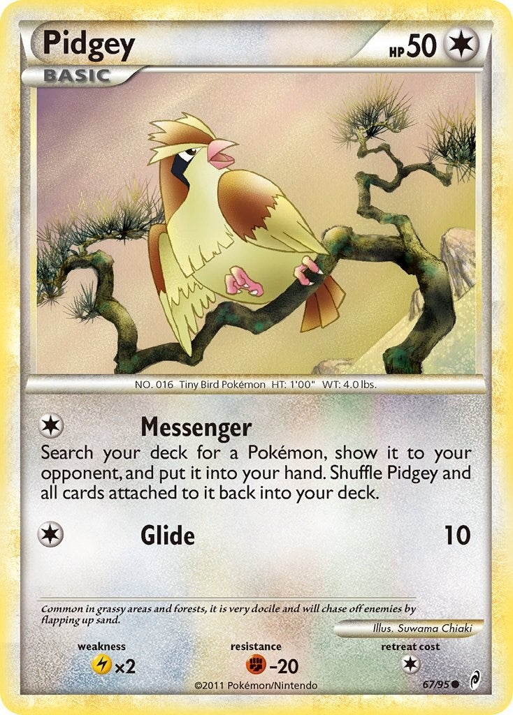 Image for Pidgey (67/95) (Call of Legends) (CL) - Pokemon