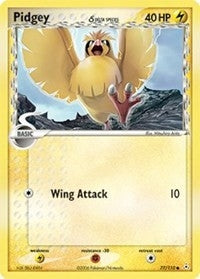 Image for Pidgey (Delta Species) (77/110) (EX Holon Phantoms) (HP) - Pokemon