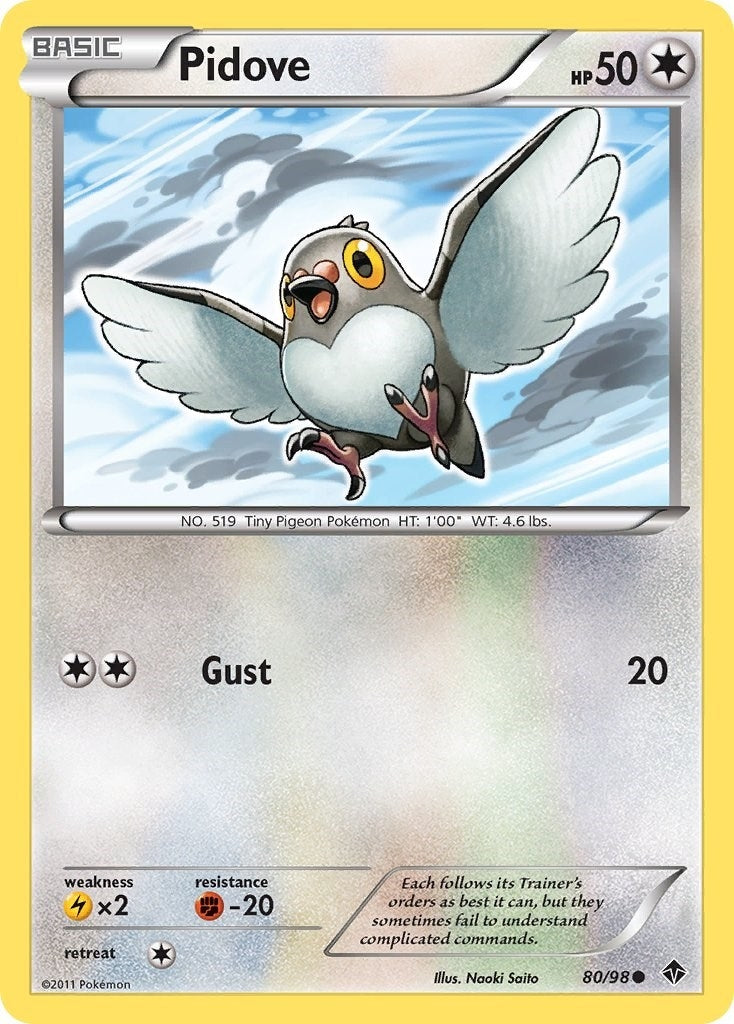 Image for Pidove (80/98) (Emerging Powers) (EPO) - Pokemon