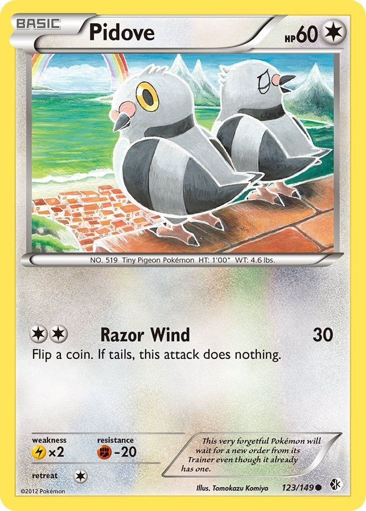 Image for Pidove (123/149) (Boundaries Crossed) (BCR) - Pokemon