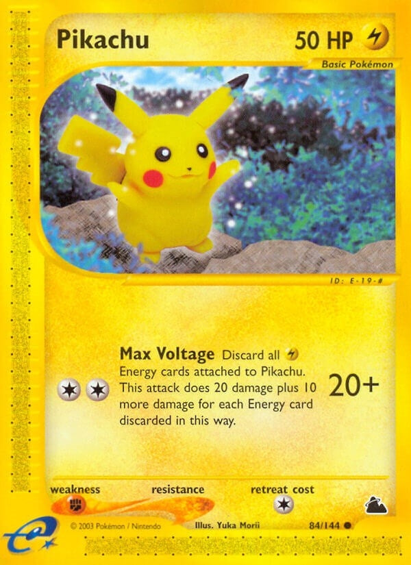 Image for Pikachu (084/144) (Skyridge) (SK) - Pokemon