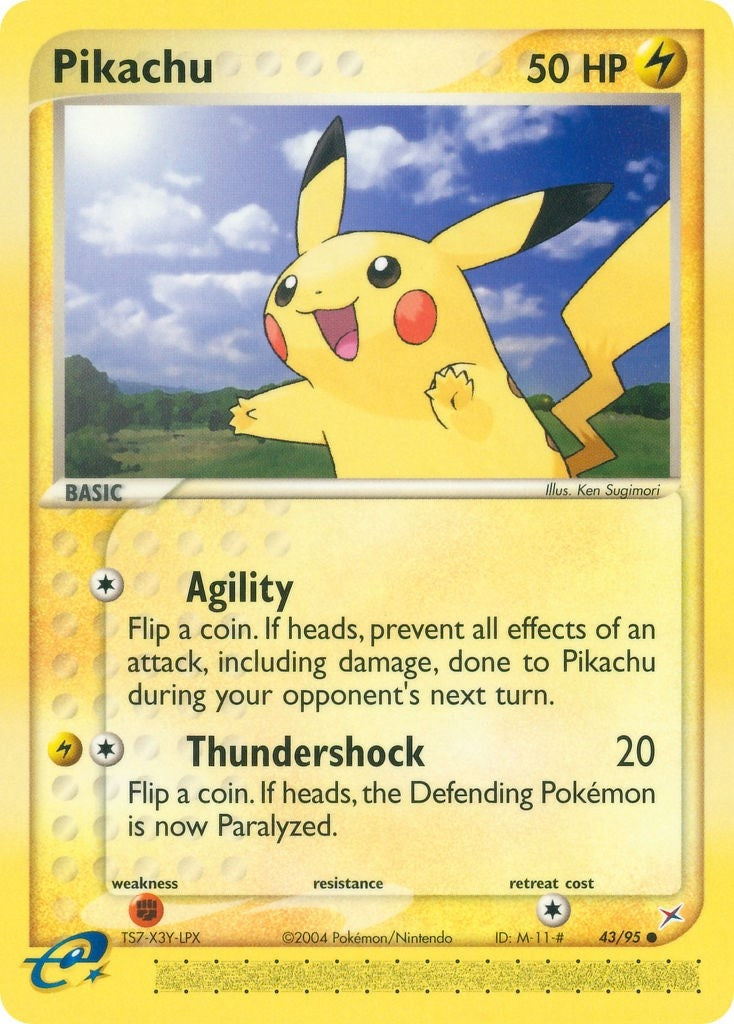 Image for Pikachu (43/95) (EX Team Magma vs Team Aqua) (MA) - Pokemon