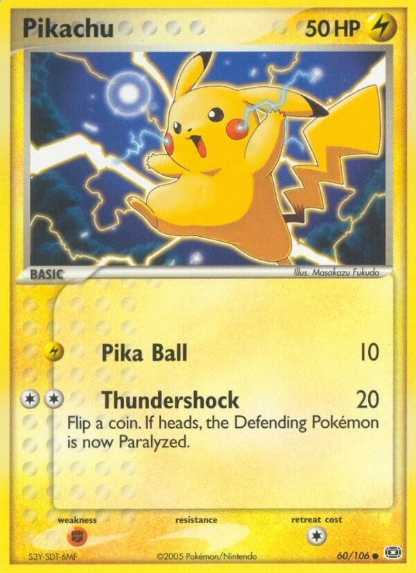 Image for Pikachu (60/106) (EX Emerald) (EM) - Pokemon