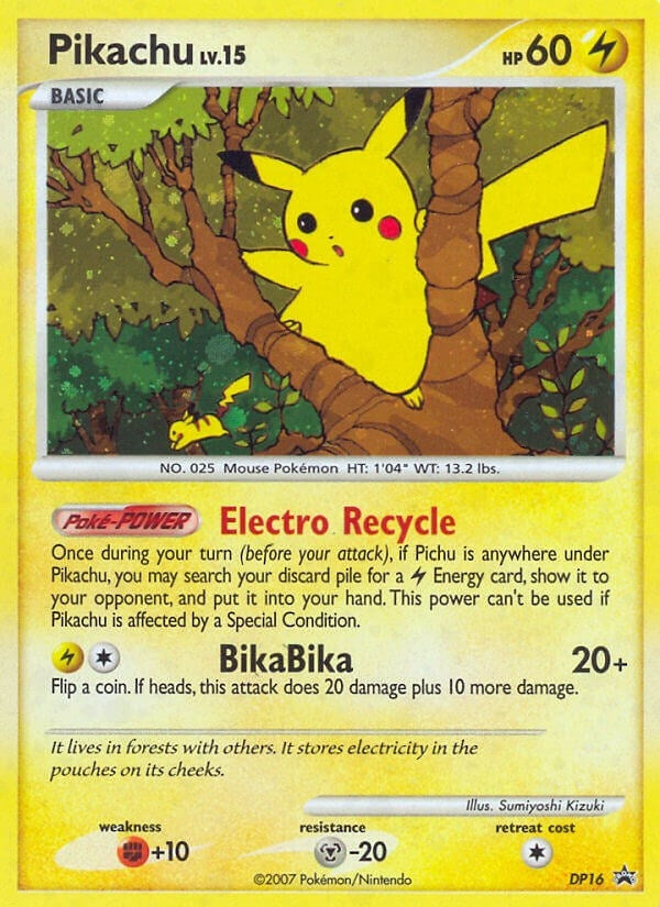 Image for Pikachu - DP16 (DP16) (Diamond and Pearl Promos) (PR) - Pokemon