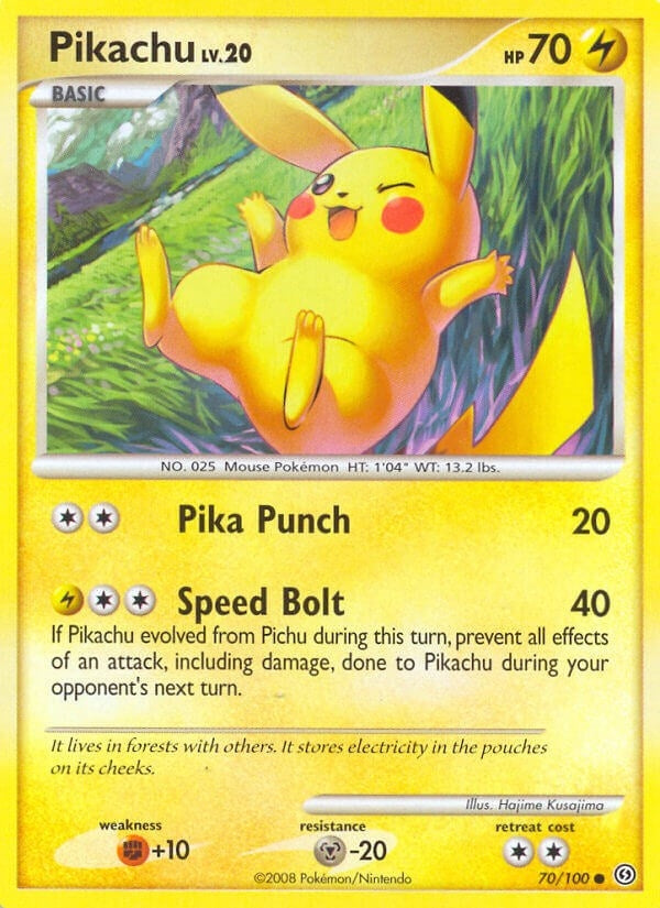 Image for Pikachu (70/100) (Stormfront) (SF) - Pokemon
