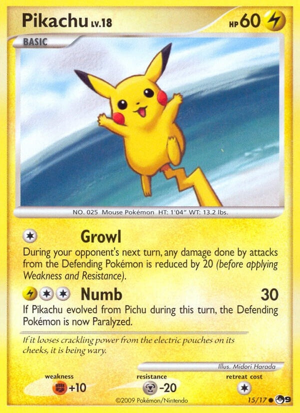 Image for Pikachu (015/017) (POP Series 9) (POP) - Pokemon