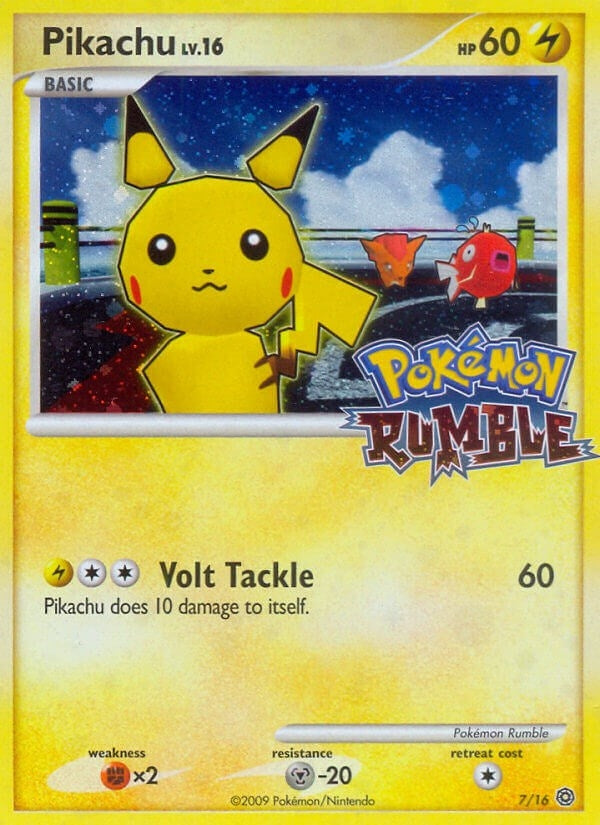 Image for Pikachu (7) (Rumble) (RUM) - Pokemon