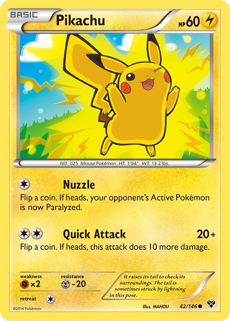 Image for Pikachu (42/146) (XY Base Set) (XY) - Pokemon