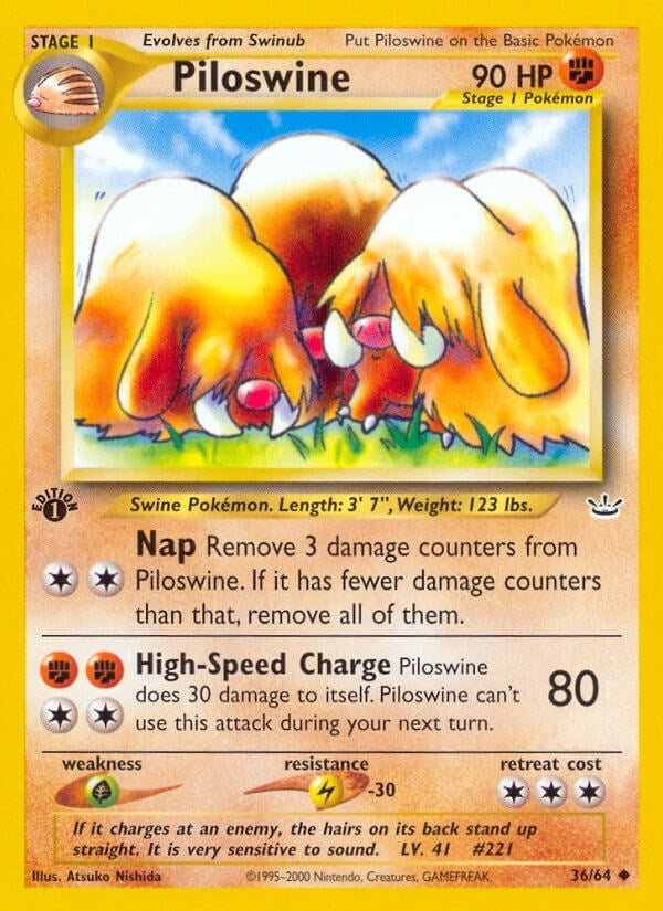 Image for Piloswine (36/64) (Neo Revelation) (N3) - Pokemon