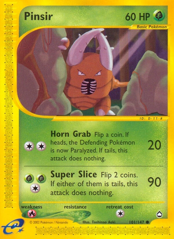 Image for Pinsir (101/147) (Aquapolis) (AQ) - Pokemon