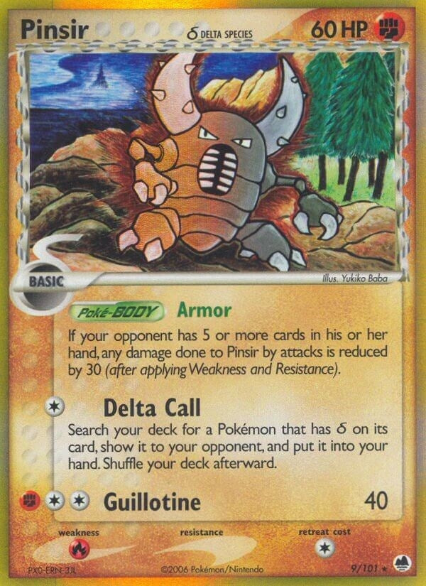Image for Pinsir (Delta Species) (9/101) (EX Dragon Frontiers) (DF) - Pokemon