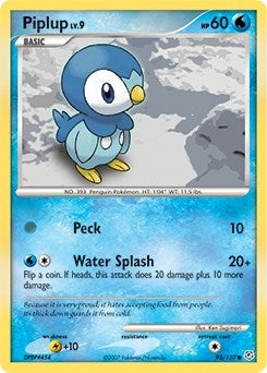 Image for Piplup (93/130) (Diamond and Pearl) (DP) - Pokemon