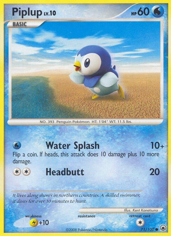 Image for Piplup (71) (71/100) (Majestic Dawn) (MD) - Pokemon