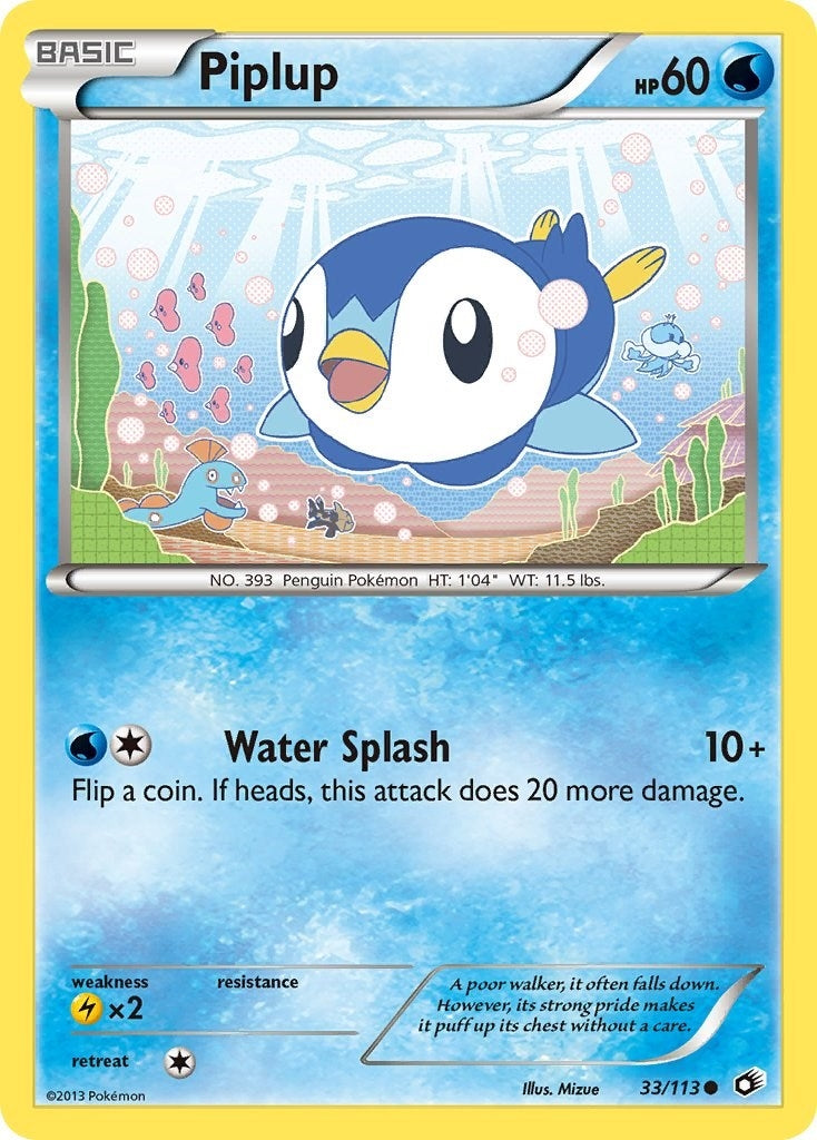 Image for Piplup (33/113) (Legendary Treasures) (LTR) - Pokemon