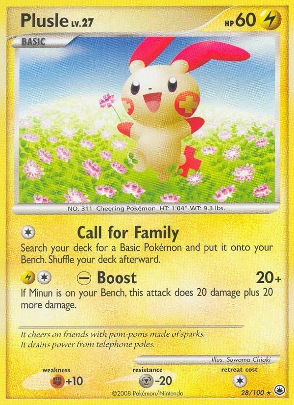 Image for Plusle (28/100) (Majestic Dawn) (MD) - Pokemon