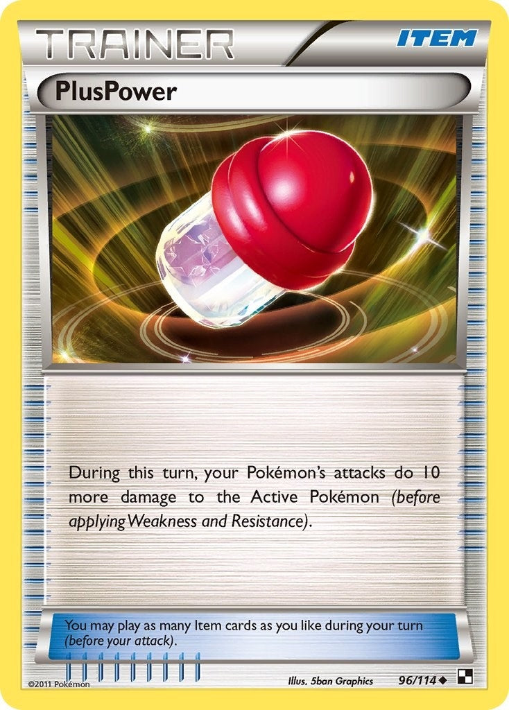 Image for PlusPower (96/114) (Black and White) (BLW) - Pokemon