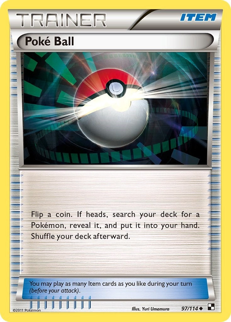 Image for Poke Ball (97/114) (Black and White) (BLW) - Pokemon