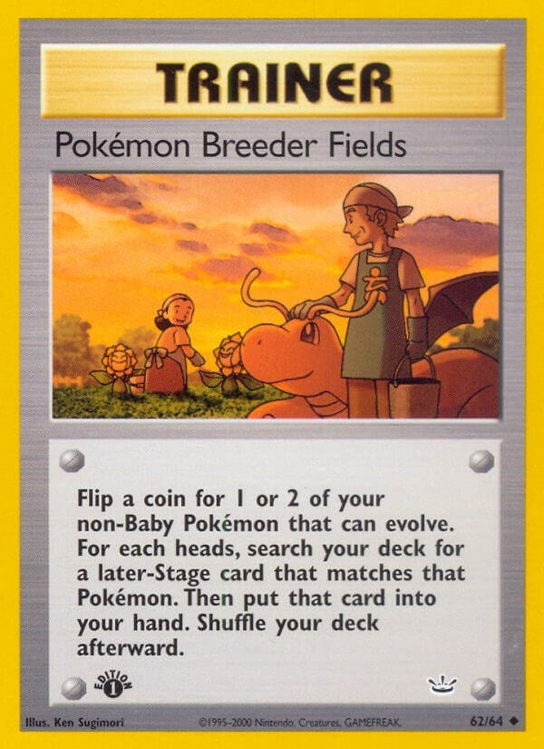 Image for Pokemon Breeder Fields (62/64) (Neo Revelation) (N3) - Pokemon