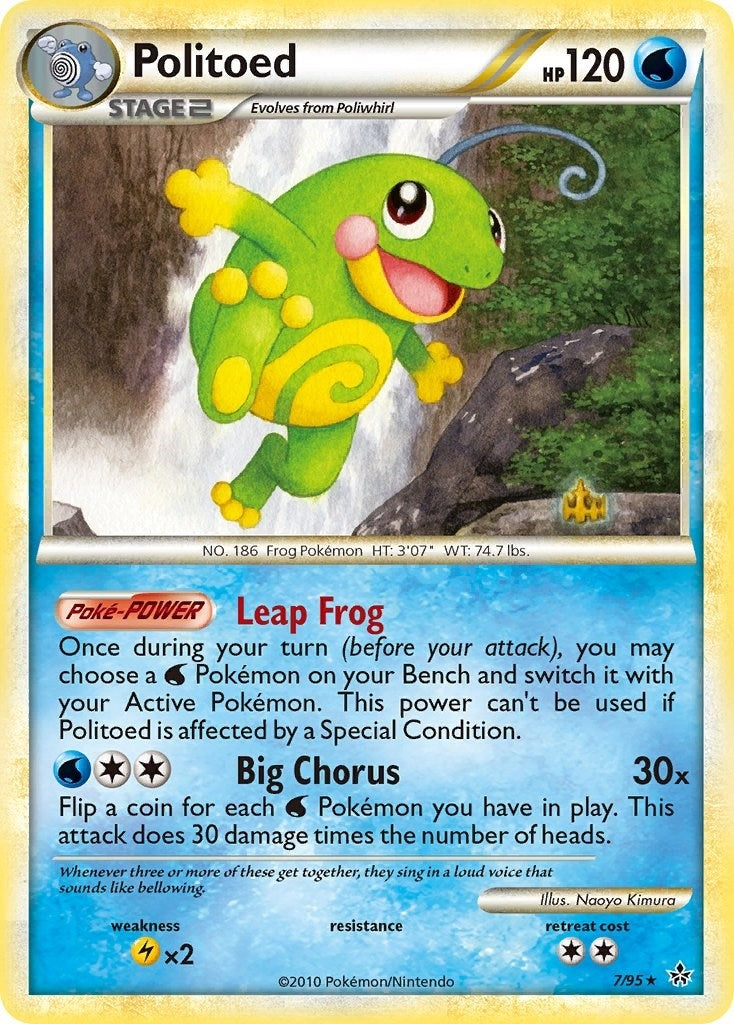 Image for Politoed (7/95) (Unleashed) (UL) - Pokemon