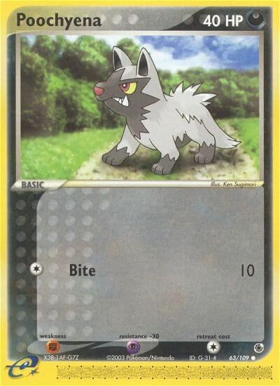 Image for Poochyena (63/109) (EX Ruby and Sapphire) (RS) - Pokemon